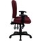 Emma and Oliver Mid-Back Multifunction Pillow Top Swivel Ergonomic Task Office Chair with Arms